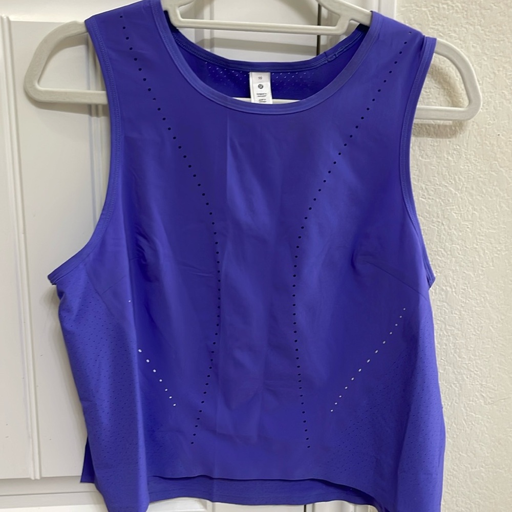 Lululemon Purple Swift Ventilated Running Tank Size 10